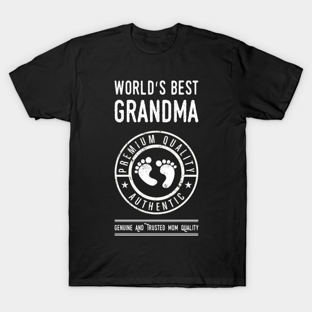 World's Best Grandma Grandmother Gift For Father, Opa or Grandchild T-Shirt by stearman